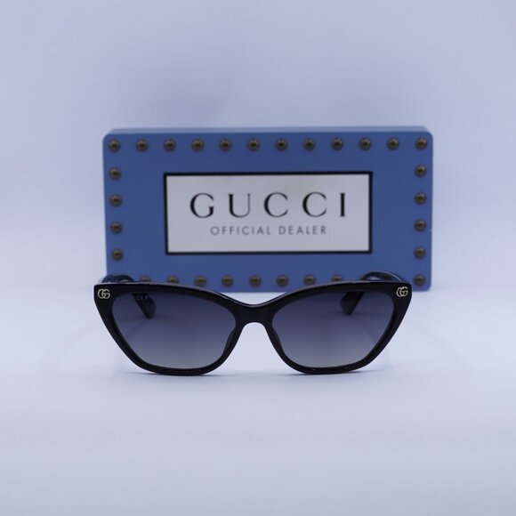 Gucci GG1815S 005 Cat Eye Sunglasses – Black/Grey Polarized - Picture 4 of 11